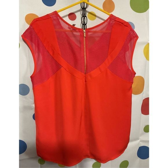 NEW KUT From The Kloth Orange Top Zipper Back Size M 🌸🍒 - Picture 8 of 11